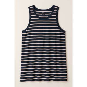 J.Crew XXL Navy & white Striped Sleeveless Tank Top Classic Fit